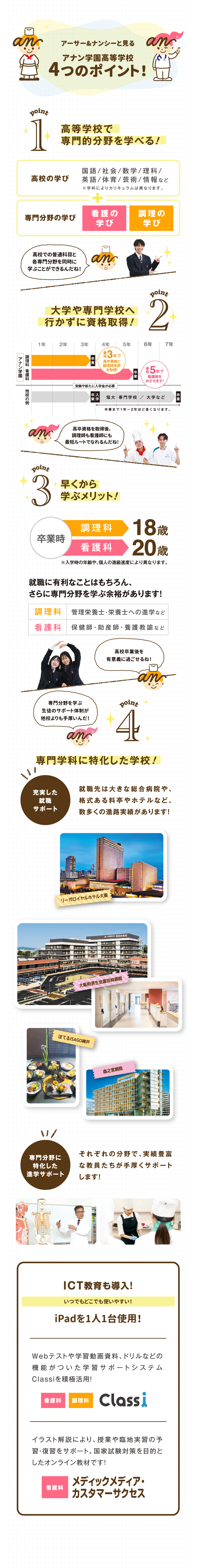 アナン学園高等学校 4つのポイント